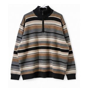 Northern Isles Mens 2xl sweater grandpa 90's wool camel granola earthtone